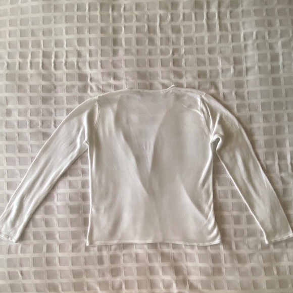 White Cardigan Contemporaine from Simons Excellent Condition - Picture 10 of 11